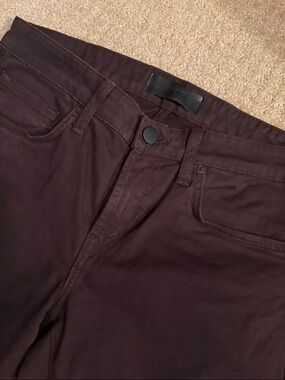 J Brand Men's Slim Jeans in Deep Wine, sz. 29